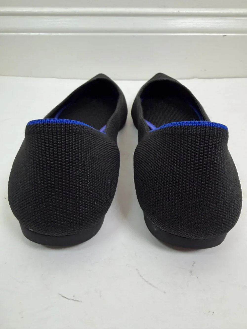 Rothy's The Point Ballet Flat In Classic Black Size 10 - Picture 4 of 12